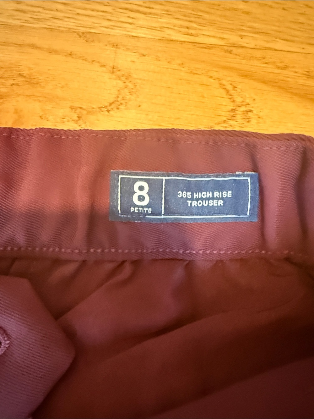 GAP Women's Burgundy Vest & Trousers Set - Picture 6 of 8